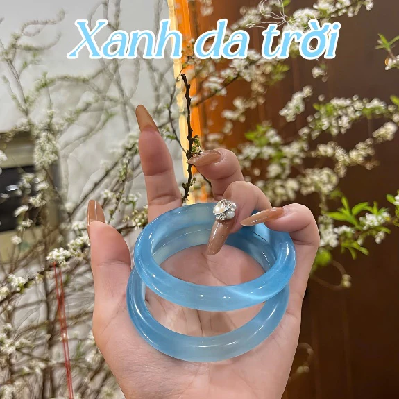 Vòng tay mắt mèo chuyển màu đẹp hiệu ứng lấp lánh- Đá Phong Thủy Tuấn Trần