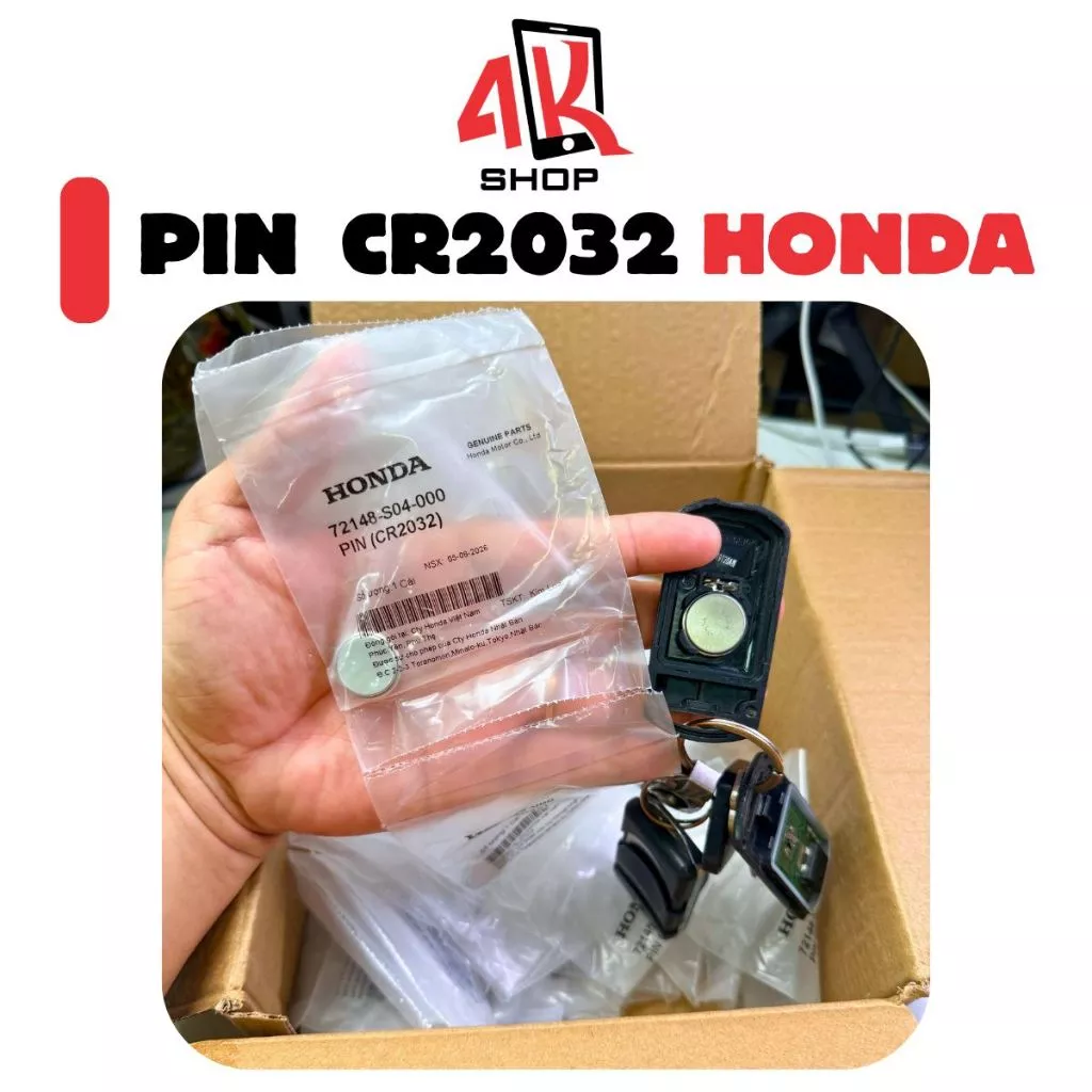 Pin Honda CR 2032 hàng chuẩn Maxell CR 2032H tương thích tốt các remote xe