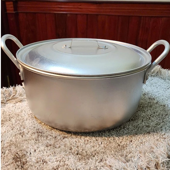Nồi nhôm Luộc Gà, Đun Nước Loại Dày Thể tích 10L - 25L, xoong nhôm nấu 4Kg - 10Kg gạo - Hàng VNXK
