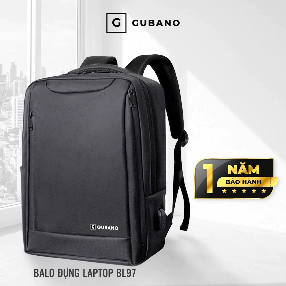 Balo công sở nam nữ GUBAG, BL03 chống nước chống xước, đựng vừa laptop 15,6inch, phù hợp công sở