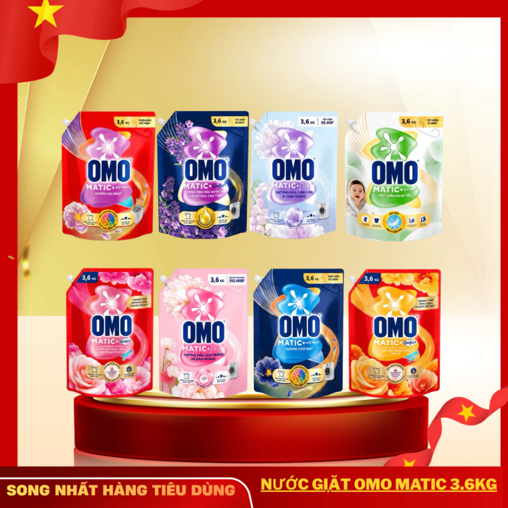 Nước Giặt OMO Matic 3.6kg