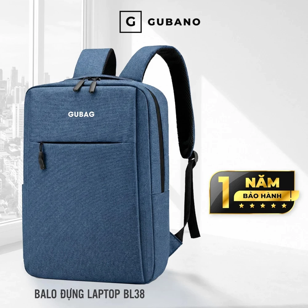 Balo laptop 14 inch, 15.6 inch nam nữ chính hãng GUBANO đi làm tiện lợi GB-BL38