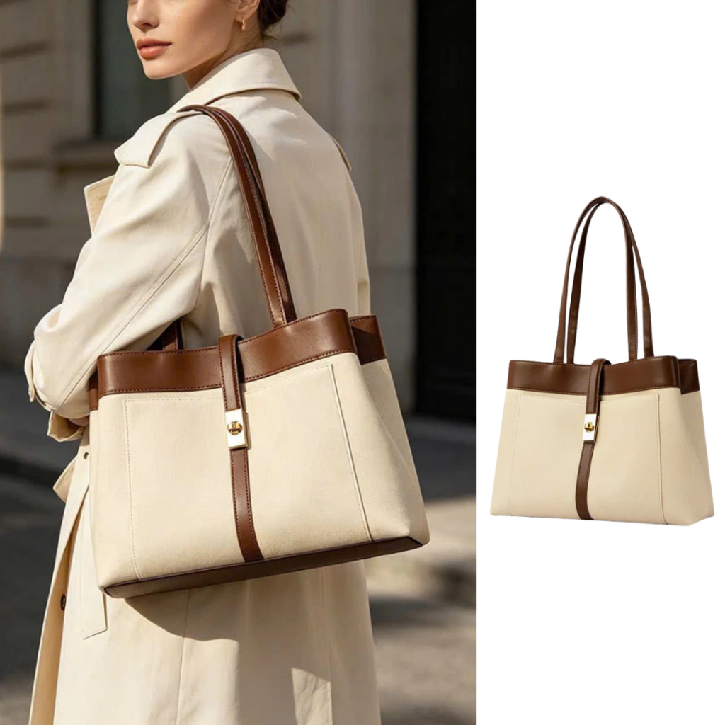 Túi xách JW Tote Bag (Hàng có sẵn HCM) - Túi xách da microfiber cao cấp