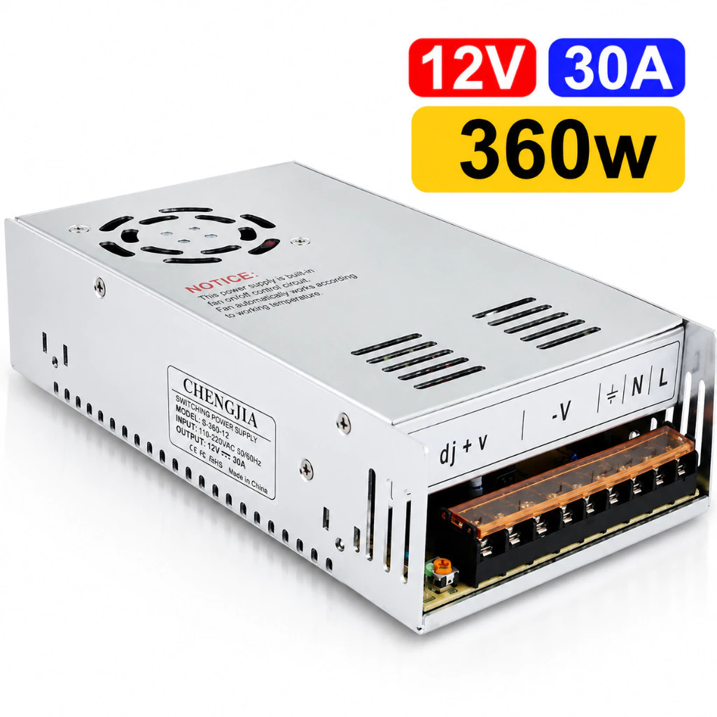 Nguồn Tổ Ong - Nguồn Xung 12V 30a hàng chuyên dụng cho camera