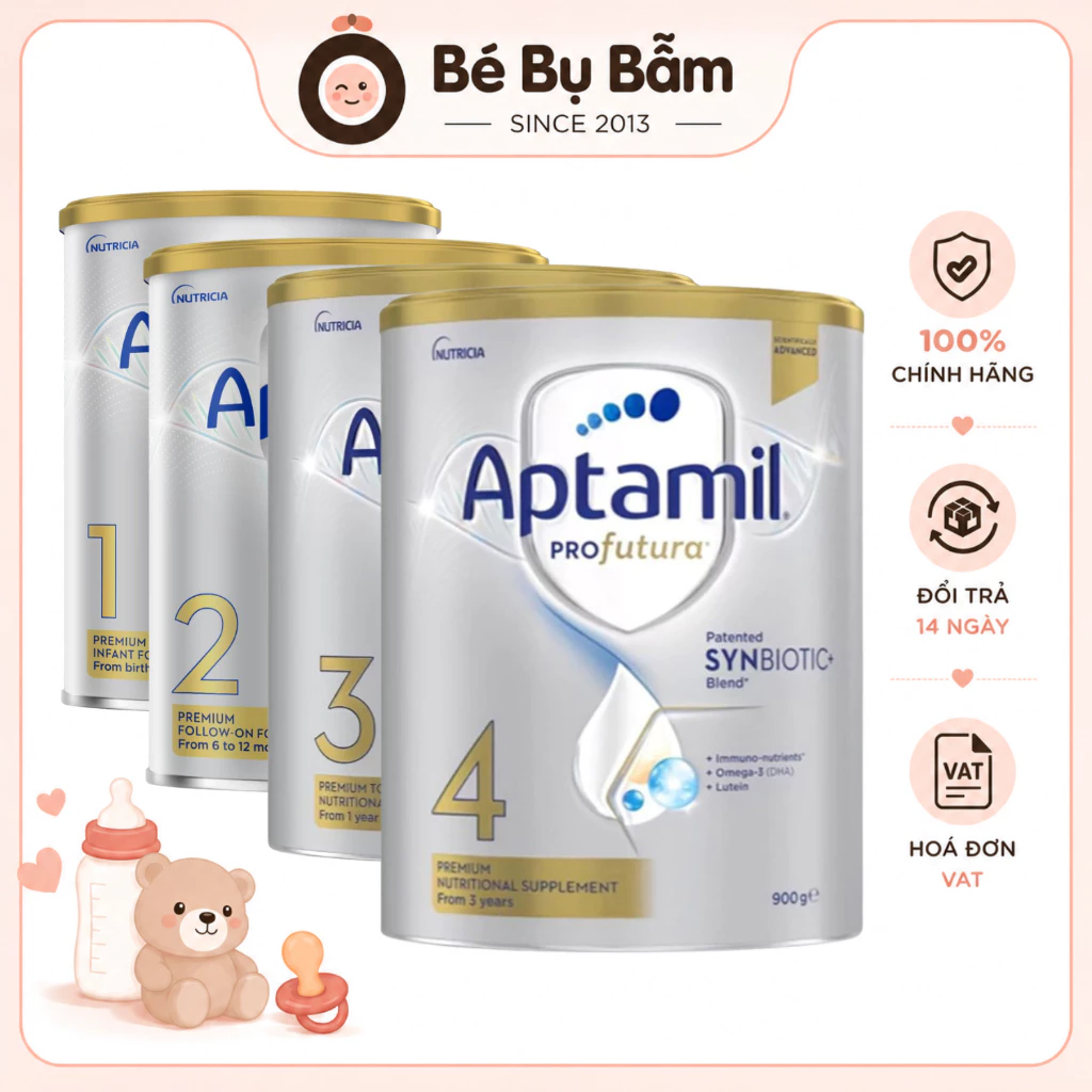 🍼 [TEM BẮC NAM] Sữa Aptamil Profutura Úc Chính Hãng, đầy đủ tem nhãn phụ, đủ Số 1, 2, 3, 4 - Mẫu mới