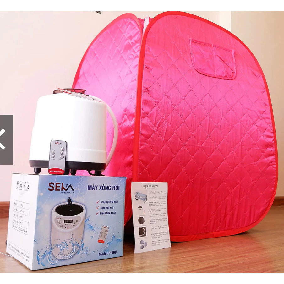 [Sale 50%]  Bộ lều xông hơi tự bung + máy xông Seka chính hãng sử dụng sau sinh, xông toàn thân Happykids
