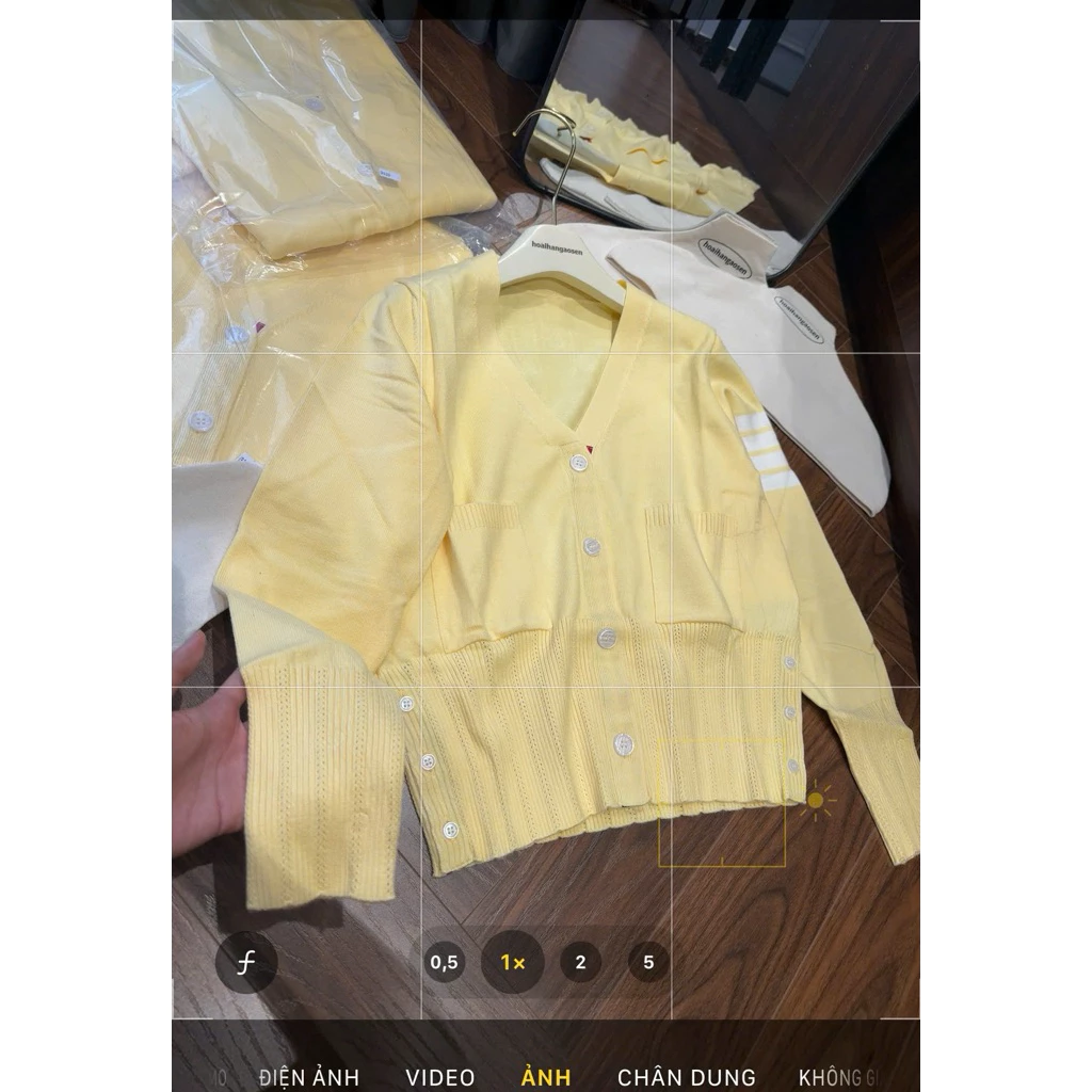 ÁO CARDIGAN LEN THOM MÀU PASTEL [HÀNG SẴN]