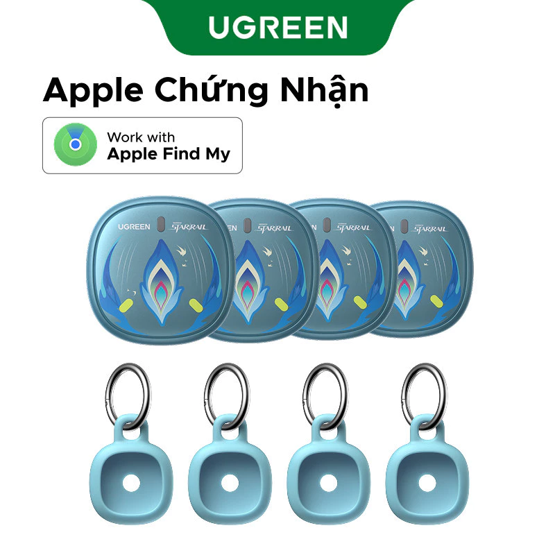 【Phiên Bản Honkai: Star Rail】UGREEN Theo dõi thông minh FineTrack Mini 2, Pin tuổi thọ 5‐7 năm, Cho iPhone iPad Mac