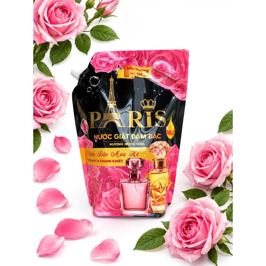 combo 2 túi nước giặt PARIS lưu hương . thơm lâu ( 1 túi 3600ml)
