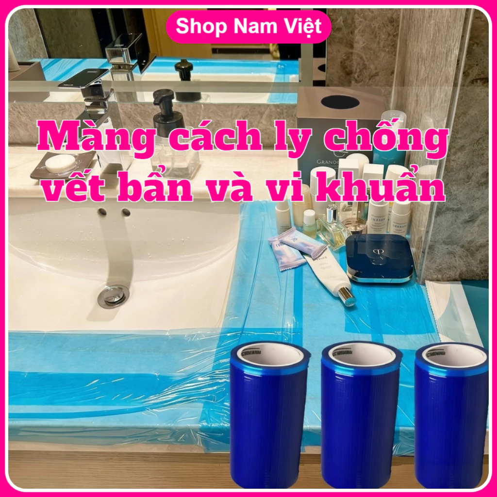 Cuộn Màng Bọc Cách Ly Chống Bẩn, Chống Chéo Vi Khuẩn Trong Khách Sạn Khi Đi Du Lịch