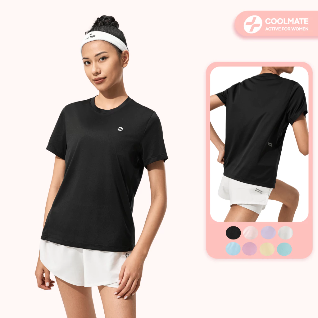 Áo chạy bộ nữ Core Tee thoáng khí - Coolmate Active For Women