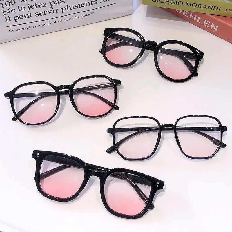 Kính má hồng nữ thời trang phong cách Hàn Quốc kính Ombre hồng Hottrend