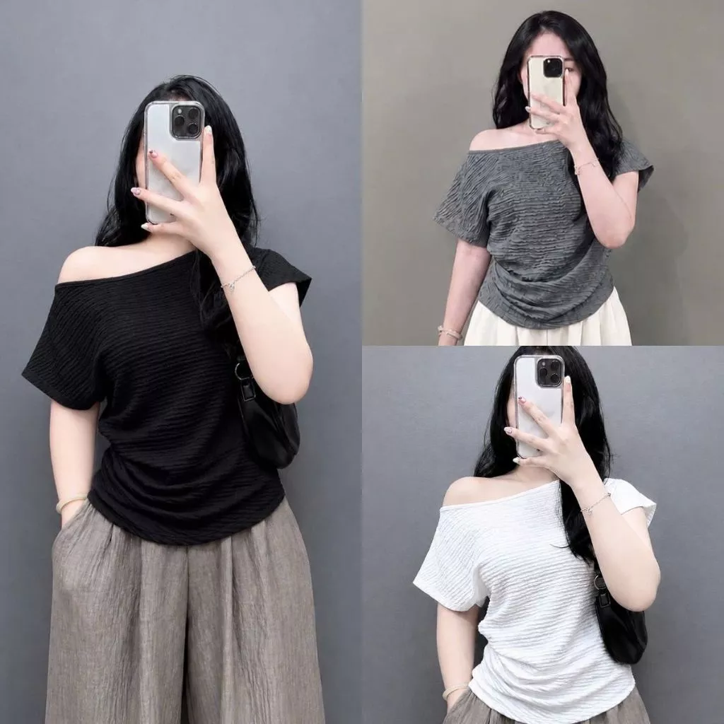 Áo thun nữ bigsize The Simple tay ngắn cổ tròn vải xốp nhật mềm mại trẻ trung dễ phối đồ xinh A267