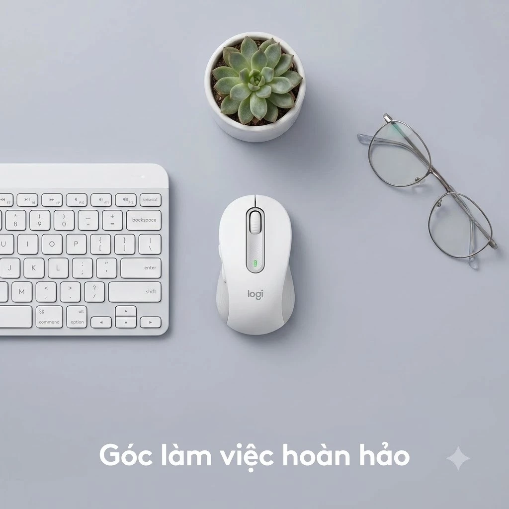 Chuột Không Dây M.650 Silent Kết Nối Ổn Định Chống Trễ Nhịp