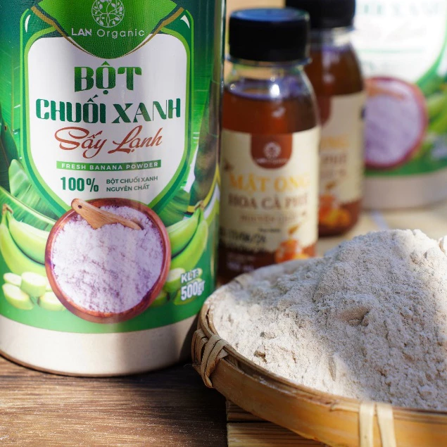 Bột Chuối Xanh Nguyên Chất – Giảm Cân – Tốt Cho Đường Ruột