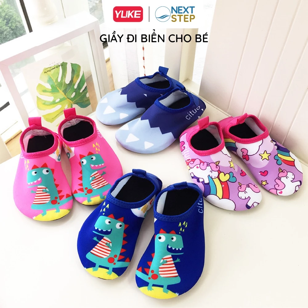Giầy đi biển cho trẻ em chống trượt thích hợp lội nước vui chơi bãi biển công viên nước hồ bơi