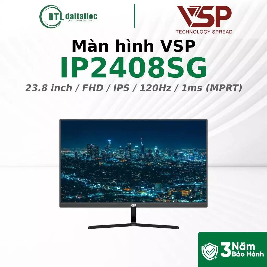 Màn Hình VSP IP2408SG 23.8 inch FHD IPS 120Hz 1ms (MPRT) | Chính Hãng | Bảo Hành 3 năm