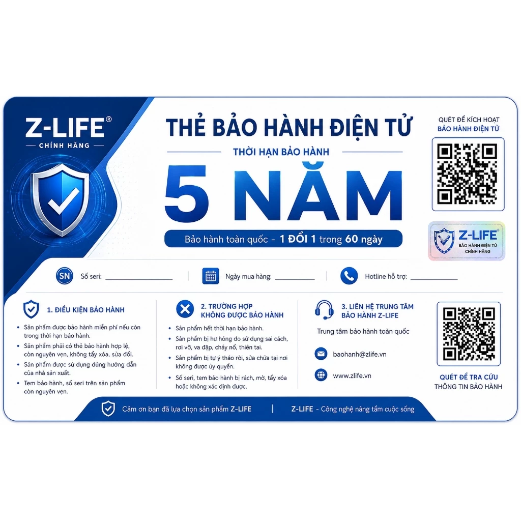 Thẻ Bảo Hành Khi Mua Các Sản Phẩm Quạt Sưởi, Tông Đơ, Máy Sấy, Máy Sưởi, Tủ Sấy,...