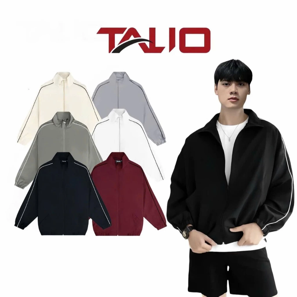 Áo Khoác Gió viền sọc vai Nam Nữ 2 lớp, chất gió tráng bạc chống nước, cản bụi, cản tia uv
