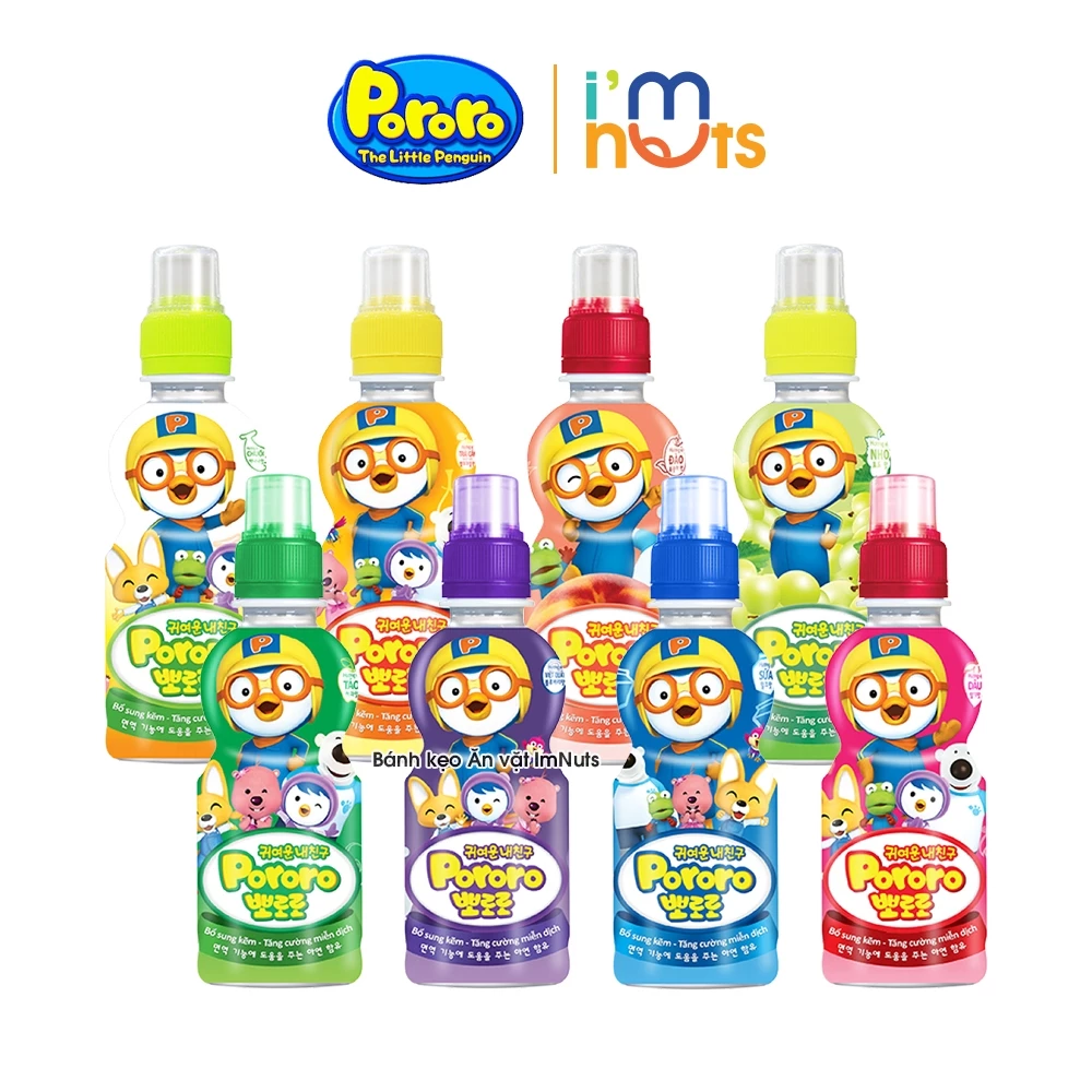 Nước Trái Cây Pororo Hàn Quốc Đủ Vị 235ml