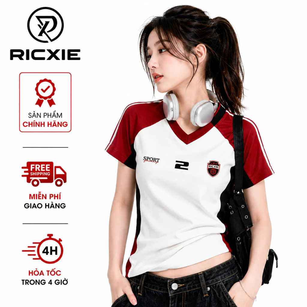 Áo BabyTee R2 RICXIE Cho Nữ Form Baby Tee Nhiều Màu Top Nữ Women