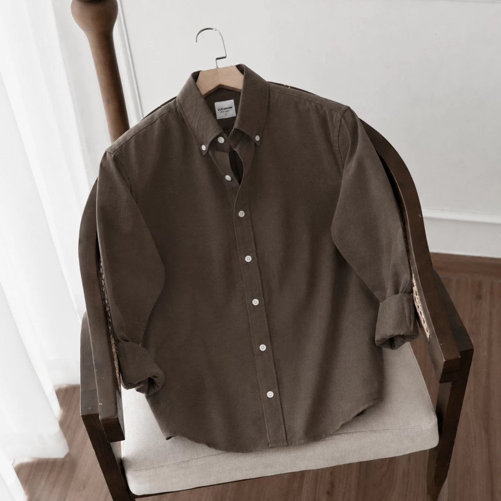 Áo sơ mi nam tay dài CINON Chất Vải OXFORD Cao Cấp Dày Dặn Phong Cách Lịch Lãm - LUCIINON