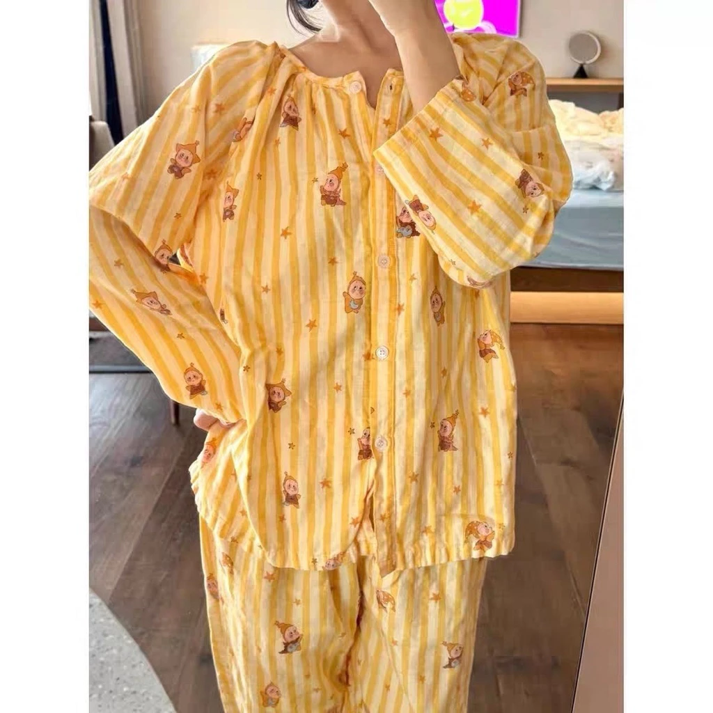 𝐘𝐮𝐫𝐢.𝐬𝐭𝐨𝐫𝐞 Set Ngủ Vàng Twinkle Đáng Iu Đi Ngủ