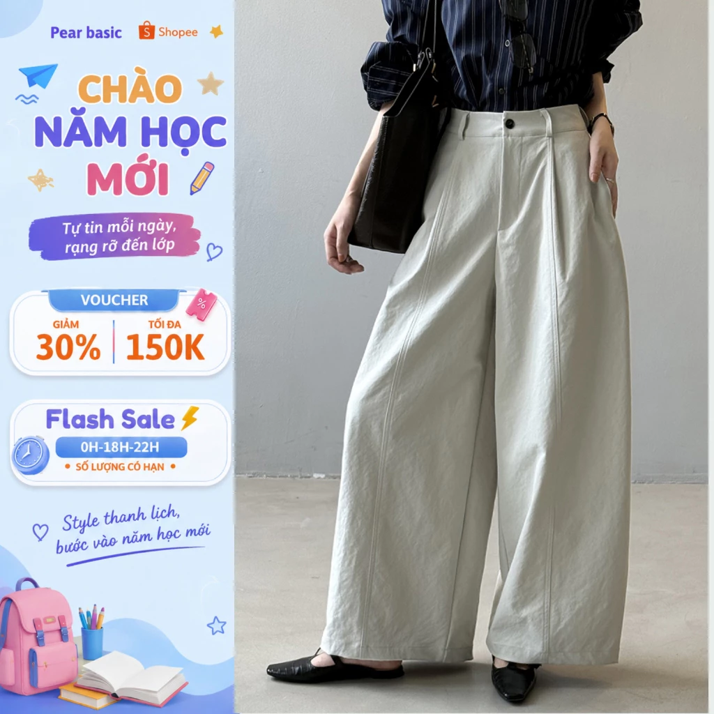 [ MẪU MỚI ] Quần Jean Nữ Ống Rộng Che Khuyết Điểm Tốt - Quần Suông Dài Lưng Cao Chất Vải Cao Cấp Q30