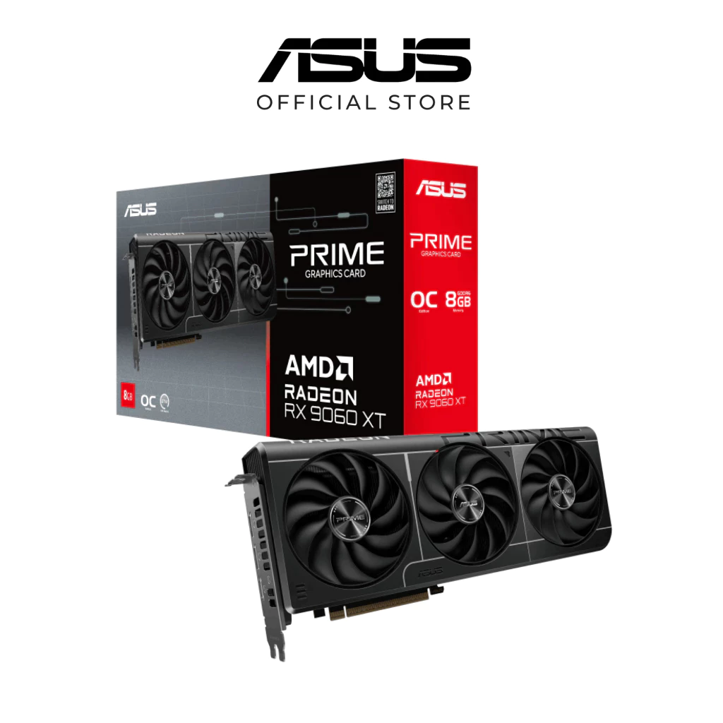 Card ( Cũ ) Màn Hình ASUS Prime Radeon RX 9060 XT 8GB GDDR6 OC Edition - không bảo hành