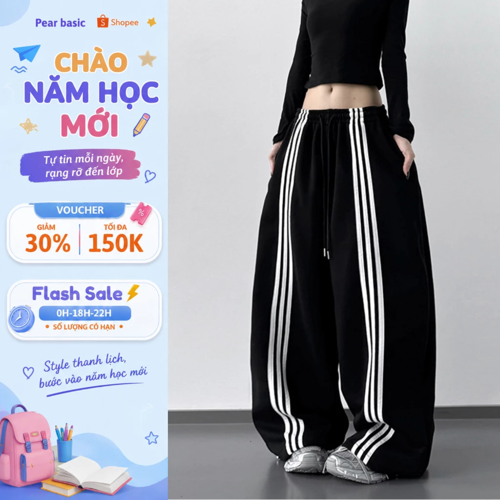 [ MẪU MỚI ] Quần Nữ Ống Rộng Chất Nỉ 2  Cáo Cấp Dày Dặn - Quần Jogger Nữ Dáng Dài Lưng Thun Co Giãn Q129