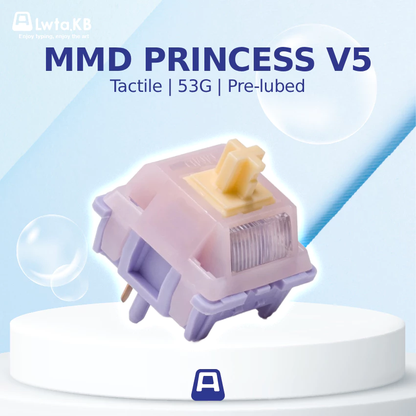 MMD Princess  | Switch Princess Tactile| 53G | 5 Pin dùng cho bàn phím cơ