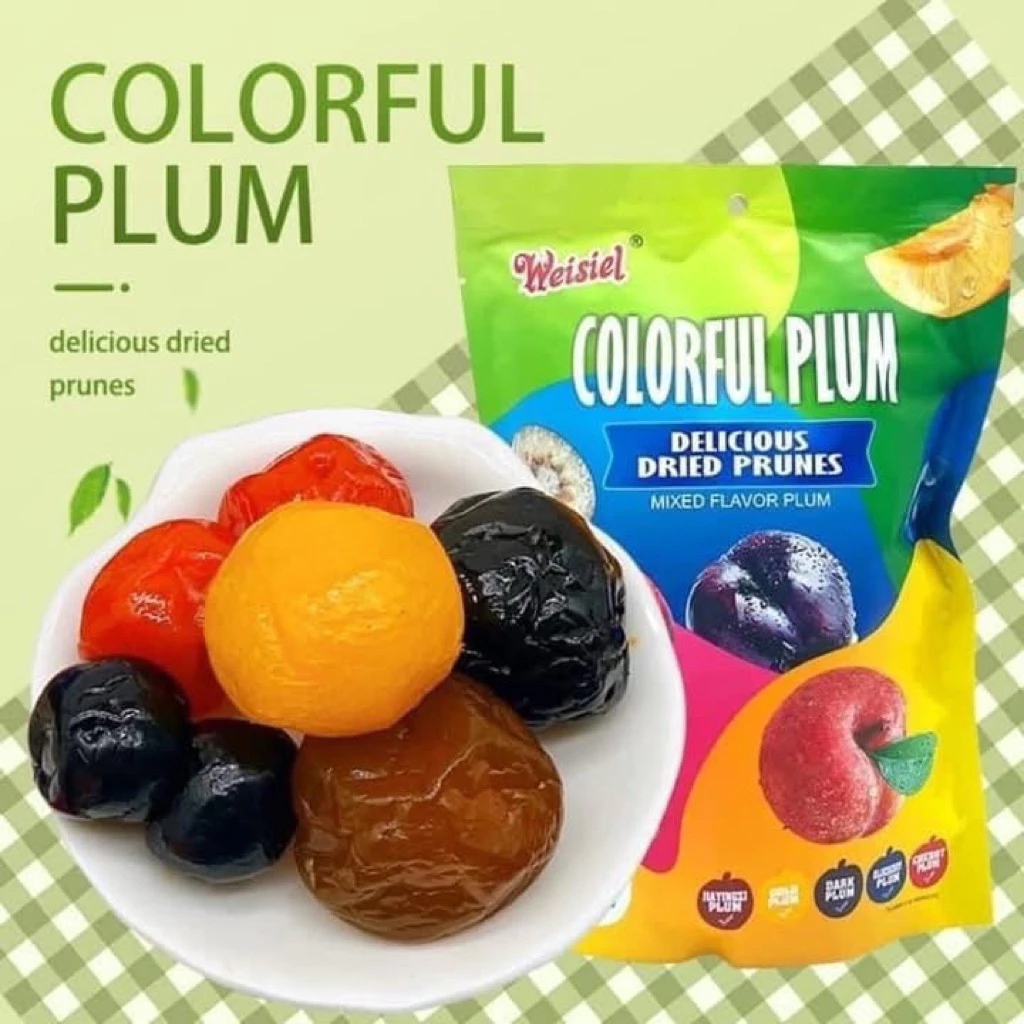 combo 5 gói ô mai mix vị wesiel 408g
