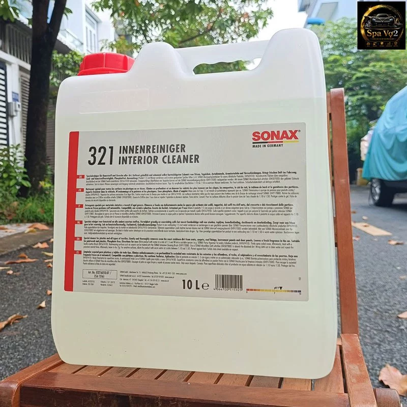 SONAX - Dung dịch làm sạch nội thất xe ô tô ( Car Interior Cleaner 321605 can 10 lít )