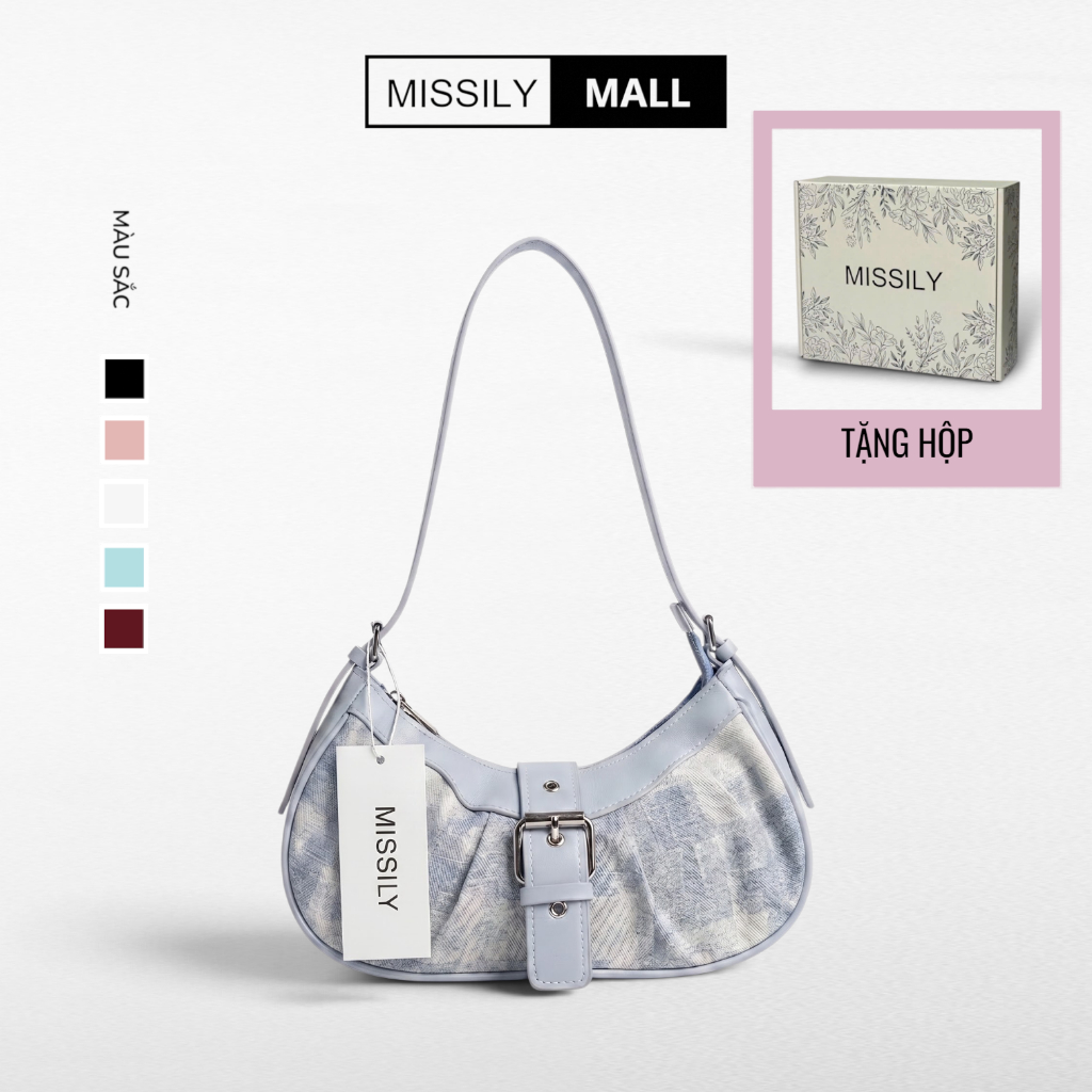 Túi xách nữ, túi đeo vai, túi xách tay MISSILY size 27cm (ms270)