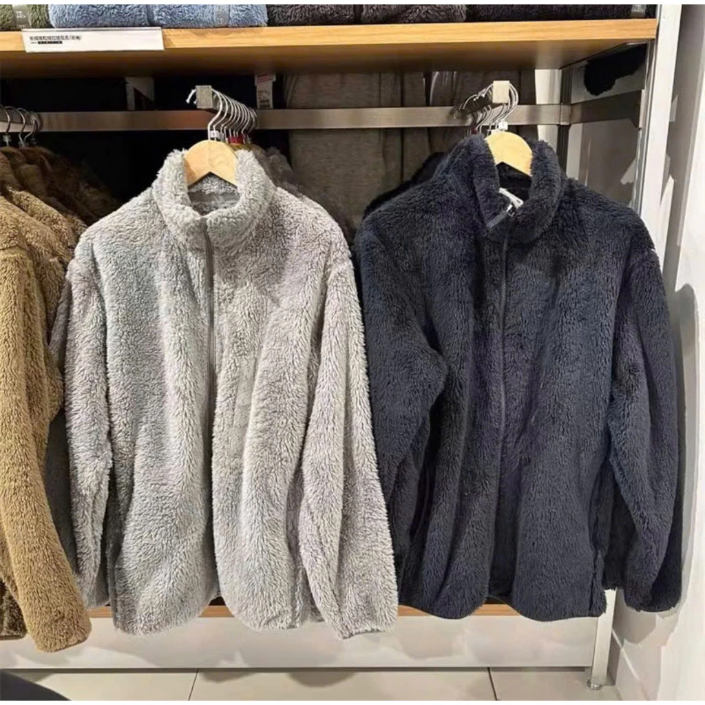 Áo khoác lông cừu 2 Lớp unisex - LIO STUDIO - Áo Lông 2 lớp nam nữ - hot 2026