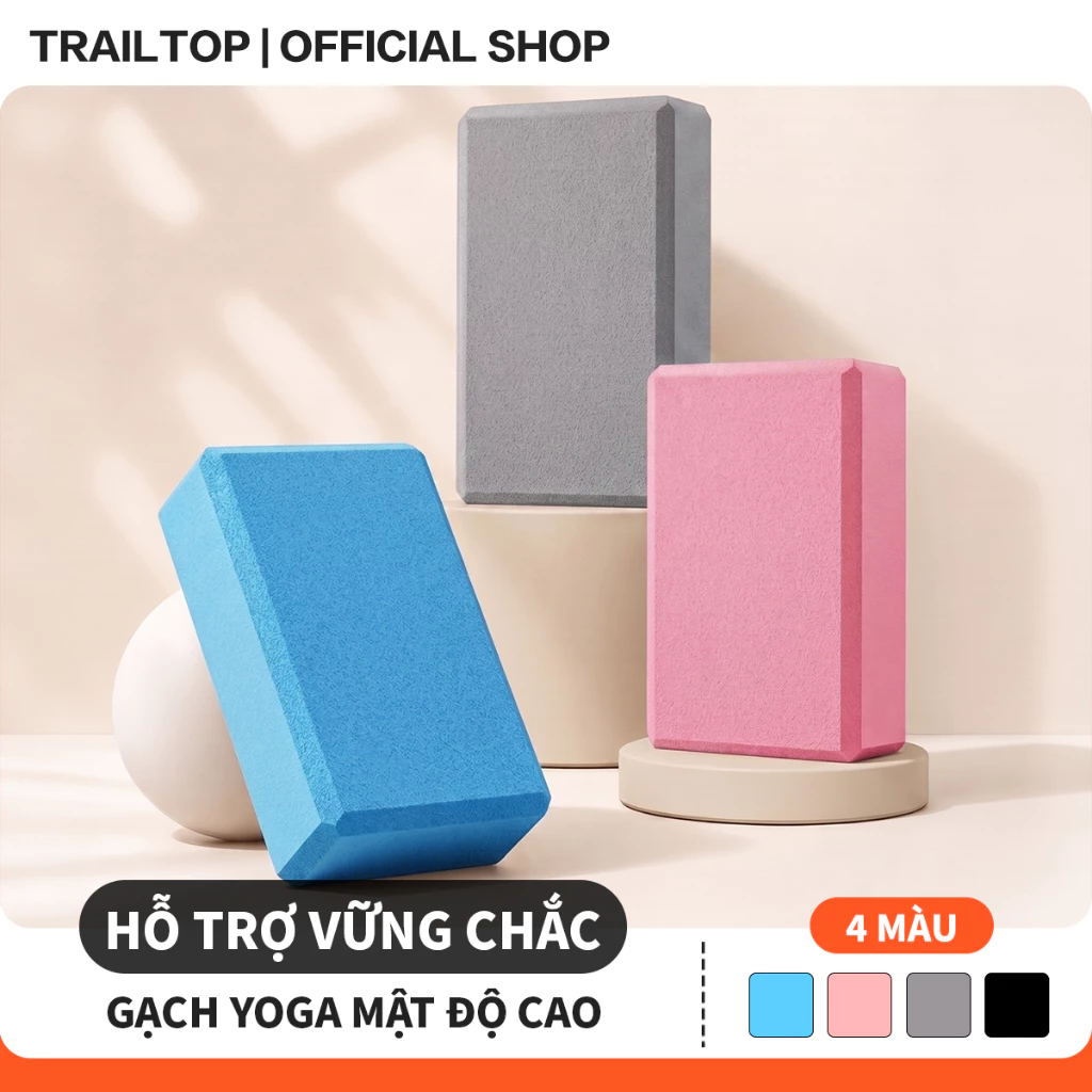 【COD】Trailtop Gạch Tập Yoga Cao Cấp Eva Loại Gạch Tập Thông Thường Gối Tập Yoga Yoga Blocks