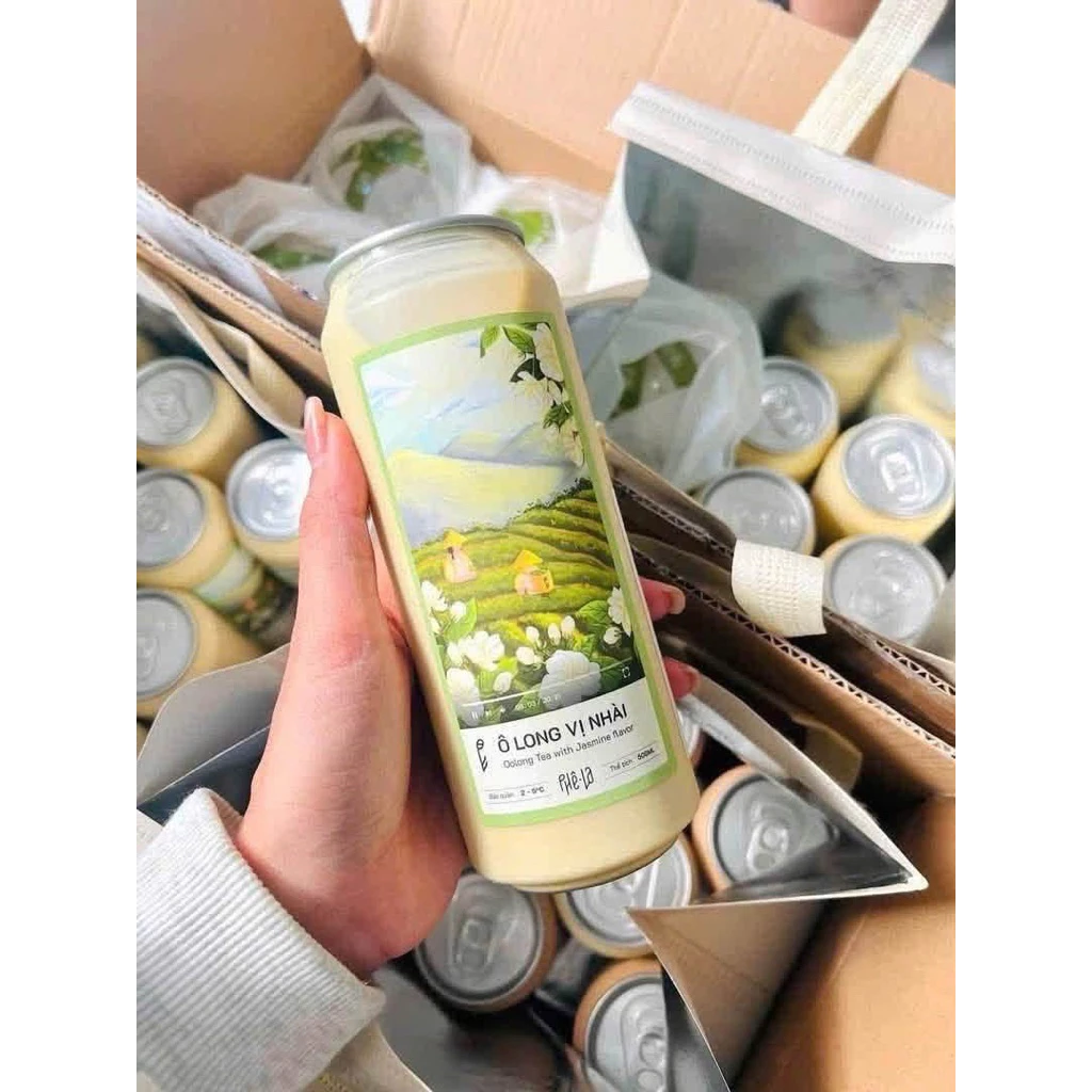 <HOẢ TỐC SÀI GÒN> TRÀ SỮA LON PHÊ LA 500ML
