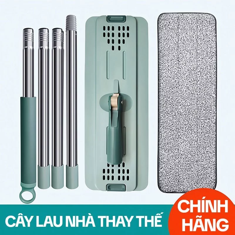 Cây Lau Nhà Thay Thế S1-1, Dùng Cho Cây Lau Nhà Tự Vắt KITIMOP C6 PLUS-PRO (Không Bao Gồm Thùng Lau)