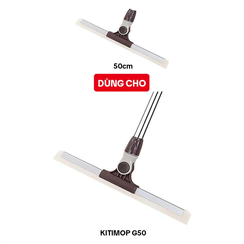 Đầu Gạt Nước Sàn Nhà KITIMOP G50-1, Phụ Kiện Thay Thế Dùng Cho Cây Gạt Nước Sàn Nhà KITIMOP G50