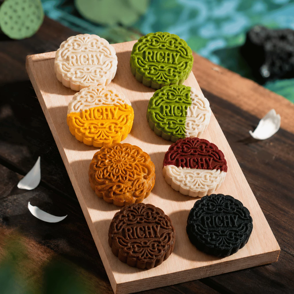 [GIAO NHANH] Bánh Lẻ Trung Thu Richy - Bánh Nướng/ Bánh Dẻo Cao Cấp Nhân Mặn/ Ngọt 150gr & 180gr - KHÔNG KÈM TÚI HỘP