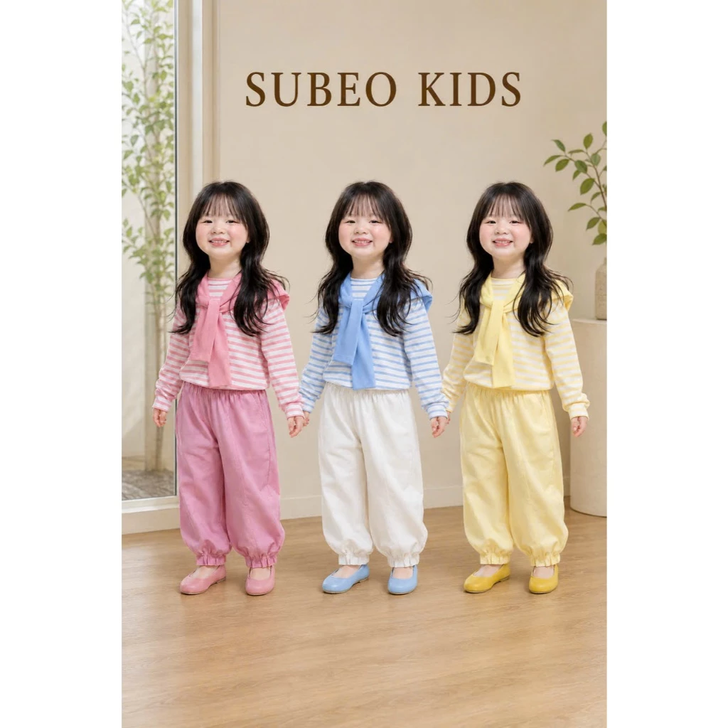 Set Áo Thun Dài Tay Kết Hợp Áo Choàng Phối Quần Bo Chun Xinh Xắn Cho Bé Gái chất thun giấy Size MB19-26 CÓ SẮN MAI GIAO