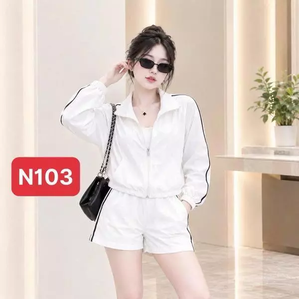 Bộ tay dài quần cộc gió lụa N1