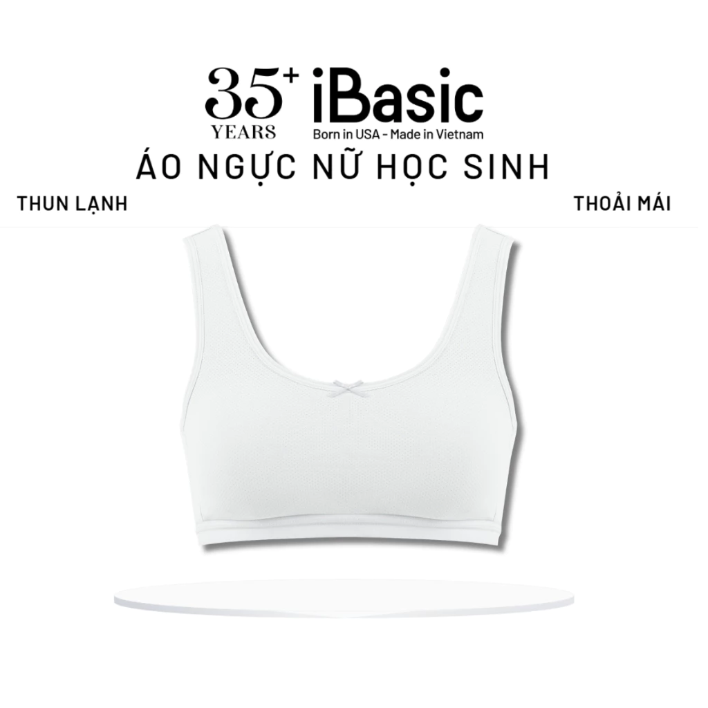Áo ngực nữ học sinh iBasic không gọng mút mỏng thun lạnh thoáng khí BRAT031