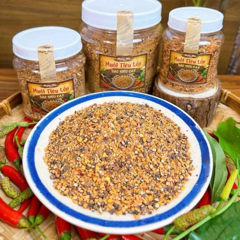 (V2) Muối Tiêu Lốp Sặc Siêu Cay (Chay) - Đặc Sản Tây Ninh