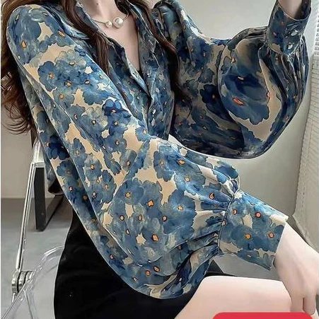 Áo sơ mi nữ vải lụa hàn S5
