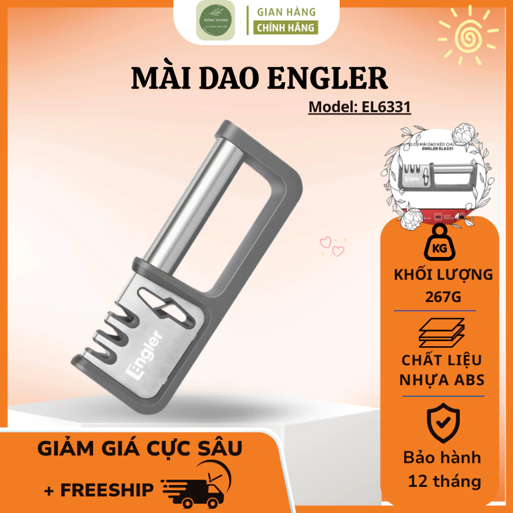 Mài Dao Engler EL6331 Hiện Đại Chống Trơn Trượt , Kiều Dáng Hiện Đại Dễ Vệ Sinh - Đông Phong