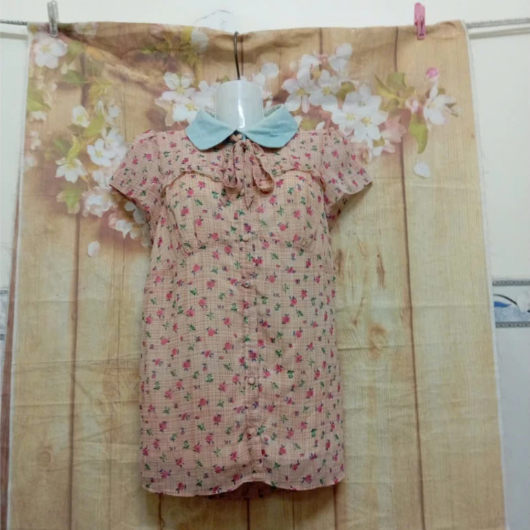 Áo voan kiểu 2 lớp cao cấp thanh lí giá rẽ