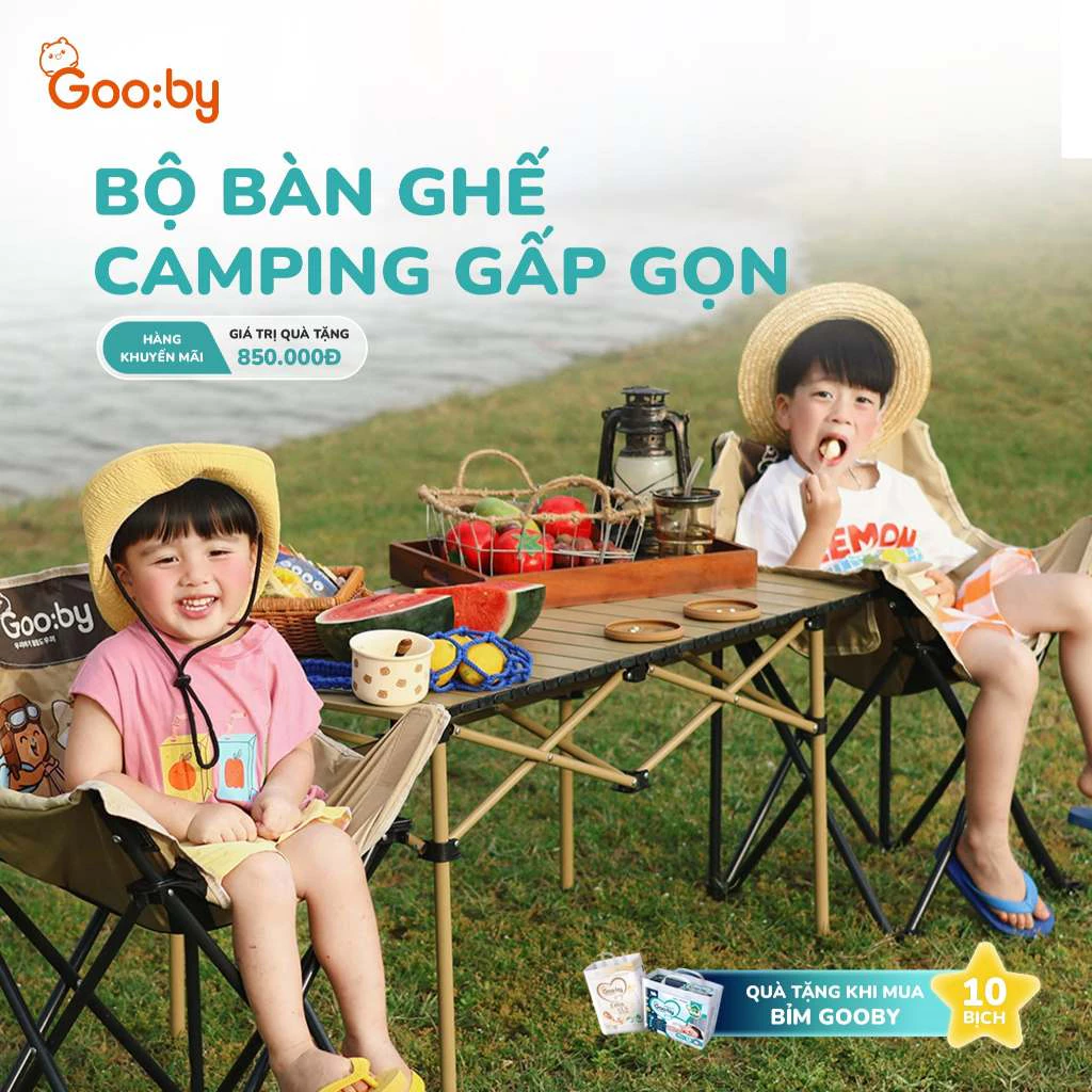 Bộ bàn ghế camping, đồ cắm trại, du lịch cho gia đình