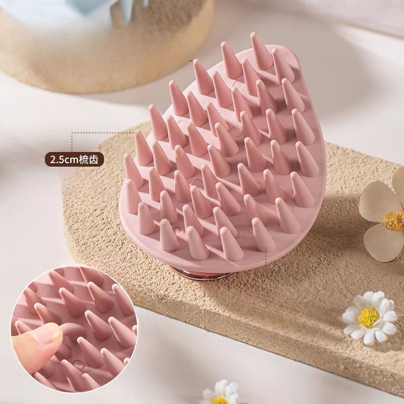 Lược Gội Đầu Massage Da Đầu Giảm Stress Làm Sạch Sâu, Giảm Gàu Hỗ Trợ Mọc Tóc