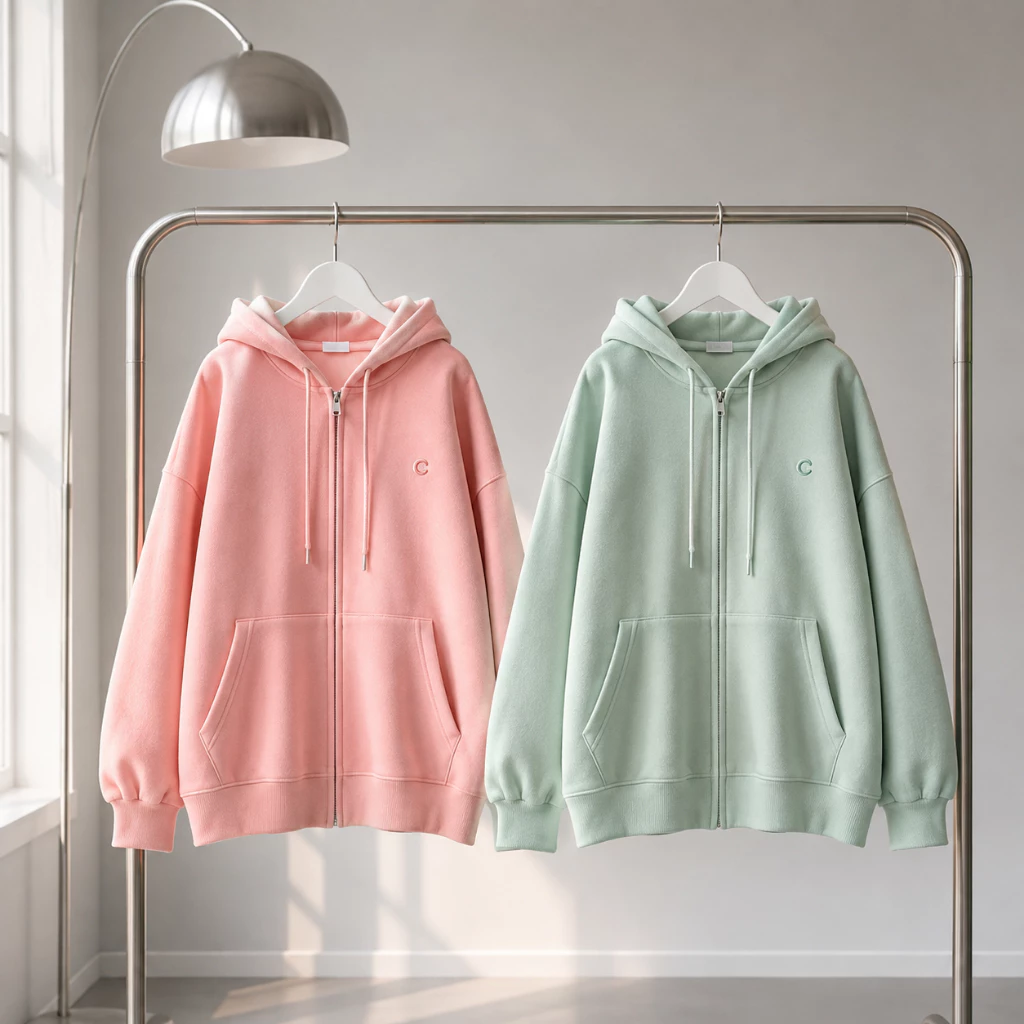 Áo Khoác Hoodie Zip Nam Nữ TOMANO Vải Nỉ Dày Tay Dài Nón Rộng Form Unisex Chống Nắng - KNT55